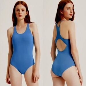 Kt by Knix Swimsuit Womens Small Blue One Piece Leakproof Period Swimwear